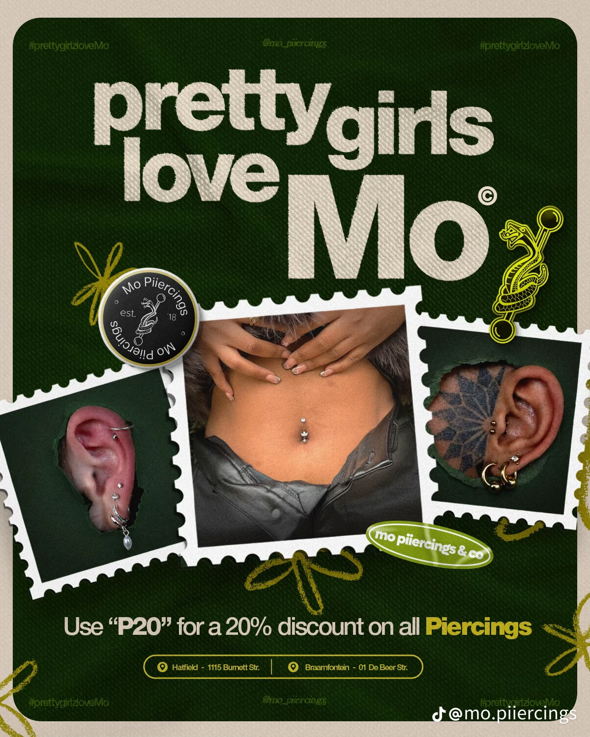 Pretty girls love Mo campaign poster